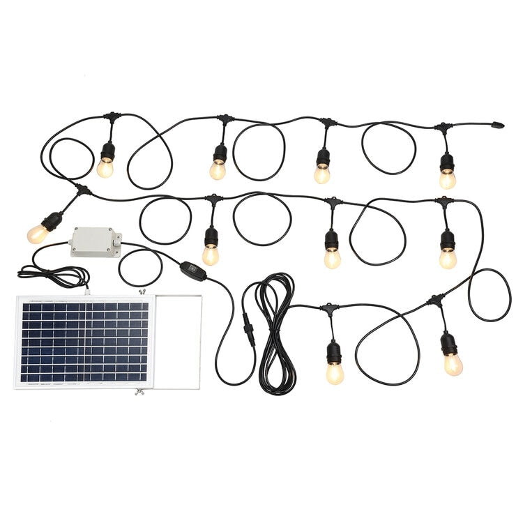 EGLO Festoon Solar Kit 10 Light 12V E27 Multi-Colour