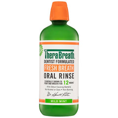 TheraBreath Mild Mint Mouthwash 2 x 1L