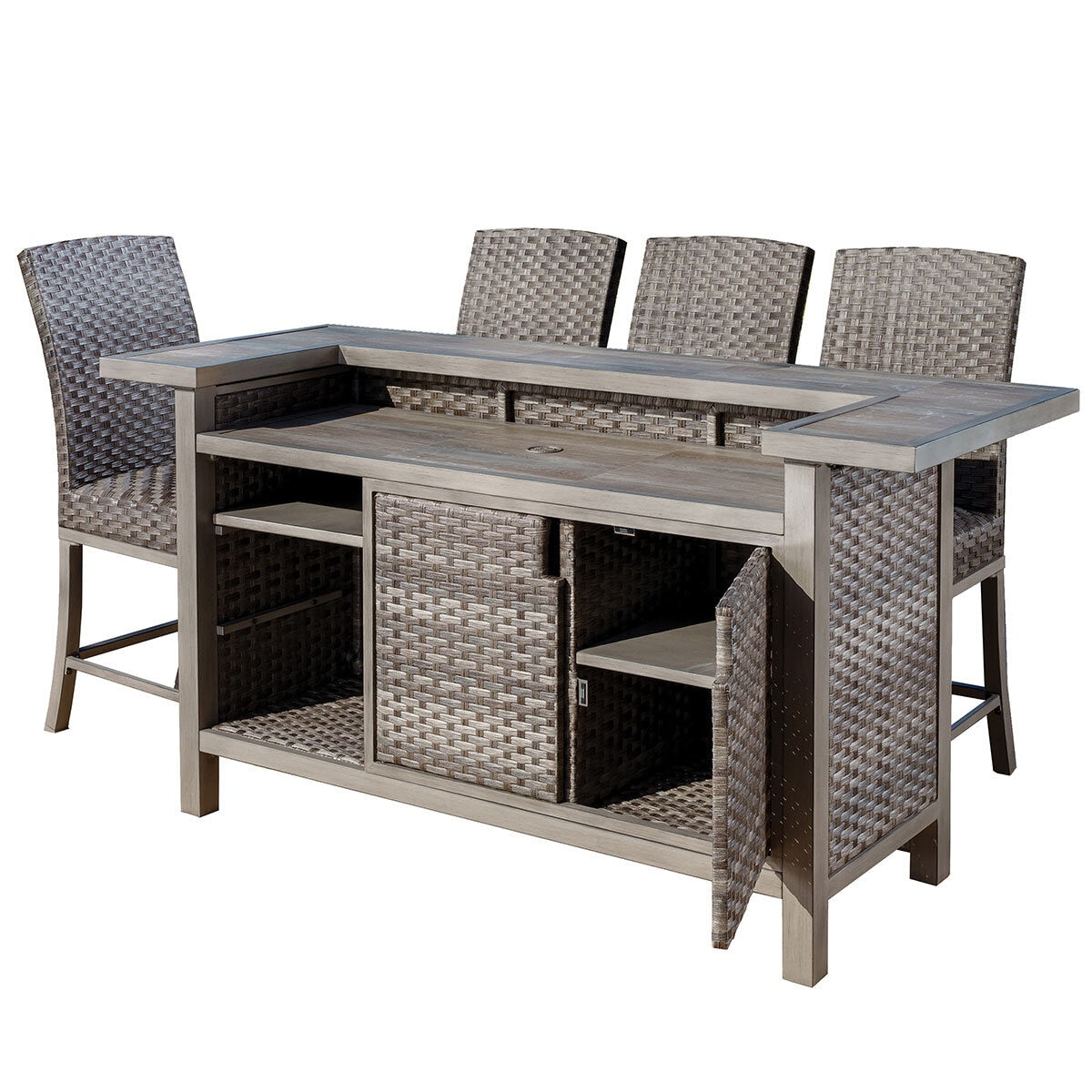 SunVilla Taylor High 5 Piece Dining Bar Set