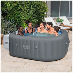 Lay-Z+Spa SaluSpa Coronado EnergySense Square Spa With Smart AirJet 6 Deep Grey 1.80 x 1.80 x 0.71M