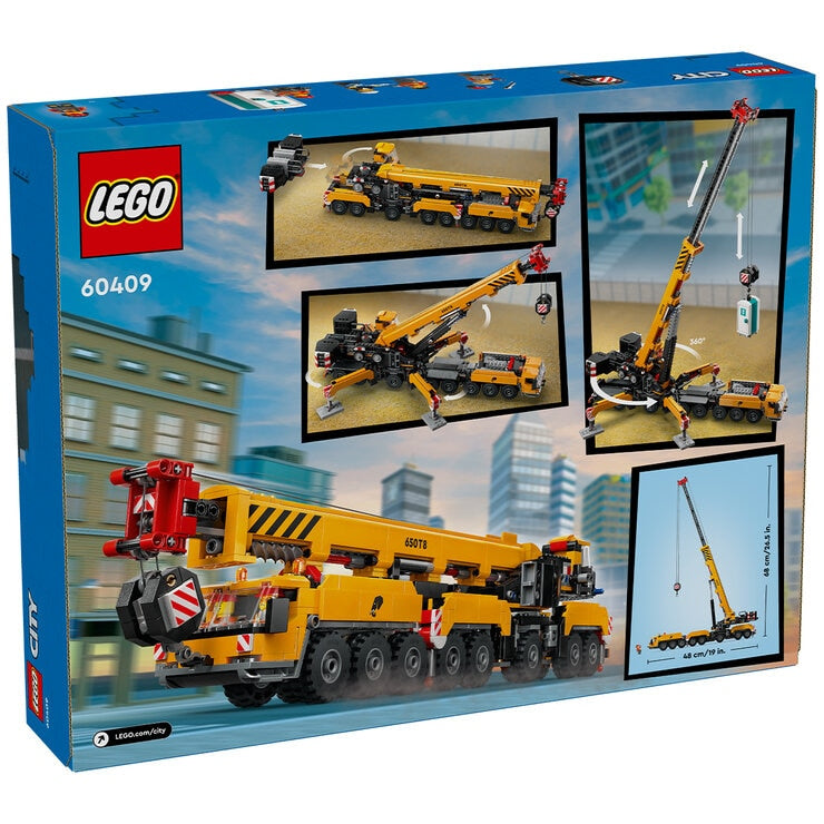 LEGO City Yellow Mobile Construction Crane 60409