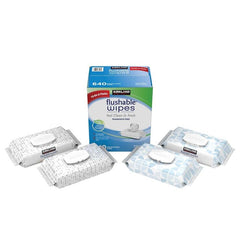 Kirkland Signature Flushable Wipes 2 x 640 Count