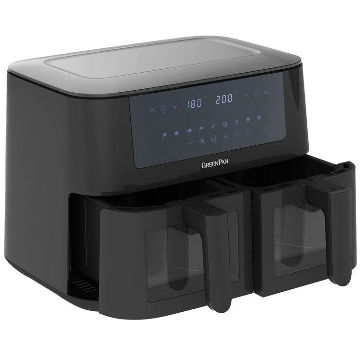 GreenPan Bistro 2 Basket Electric Airfryer 4+4L CC008077-001