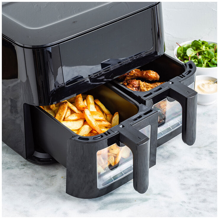 GreenPan Bistro 2 Basket Electric Airfryer 4+4L CC008077-001
