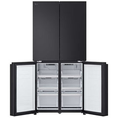 LG 530L Slim French Door Fridge Matte Black GF-B505MBL