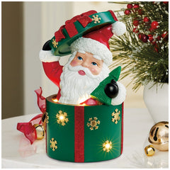 Christmas Present Figurines Set with LED Lights 3 Piece