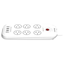 Huntkey 6 Outlets Surge Protector Powerboard 2 Pack SAC607C