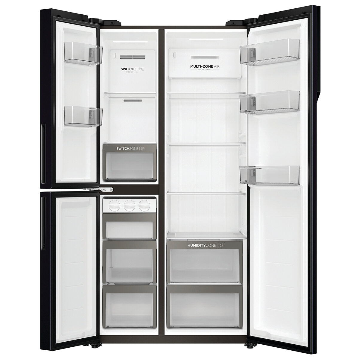 Haier 575L S+ Three Door Side by Side Fridge HRF575XC