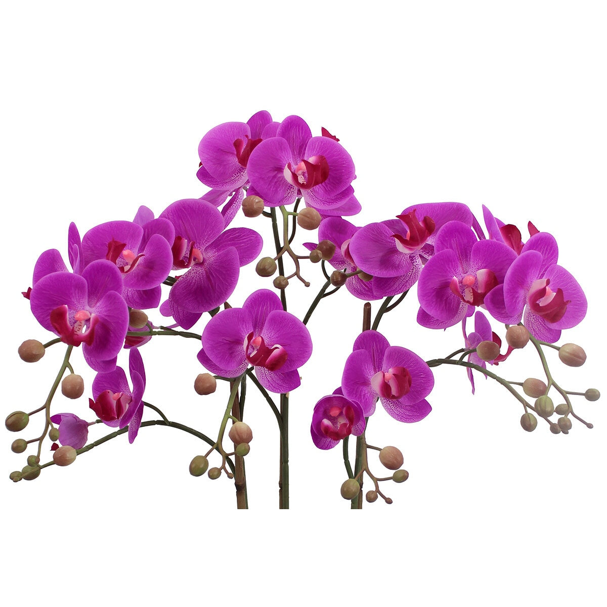 CG Hunter Faux Phalaenopsis Orchid Arrangement Pink 61cm