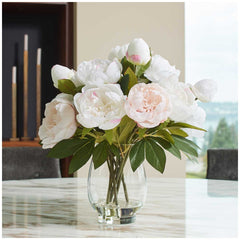 CG Hunter Faux Peony Arrangement 45cm