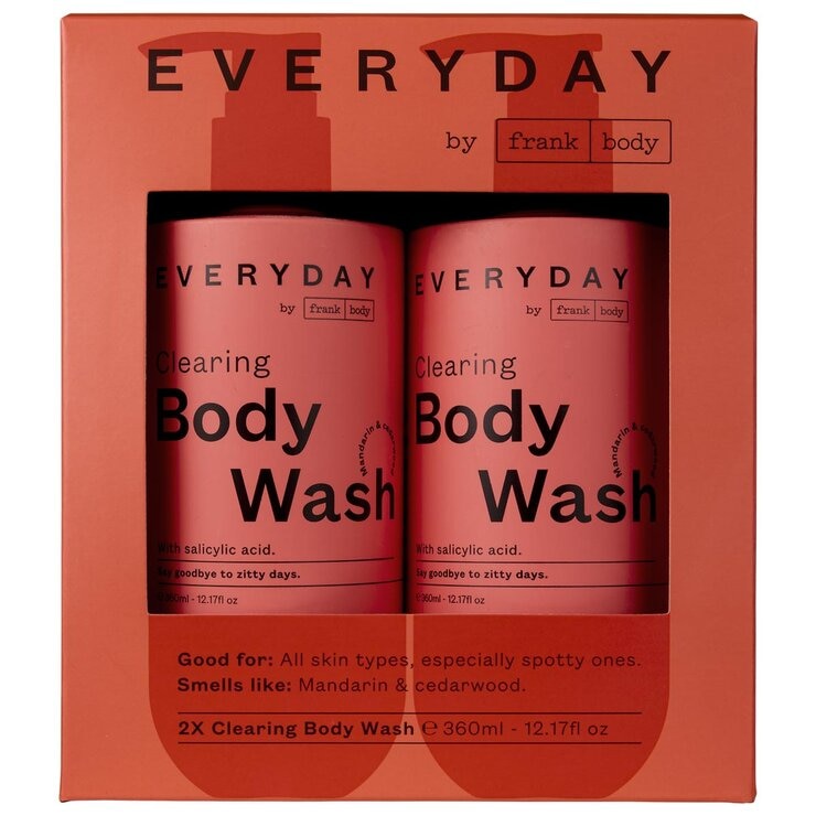 Frank Body Clearing Body Wash 2 x 360ml