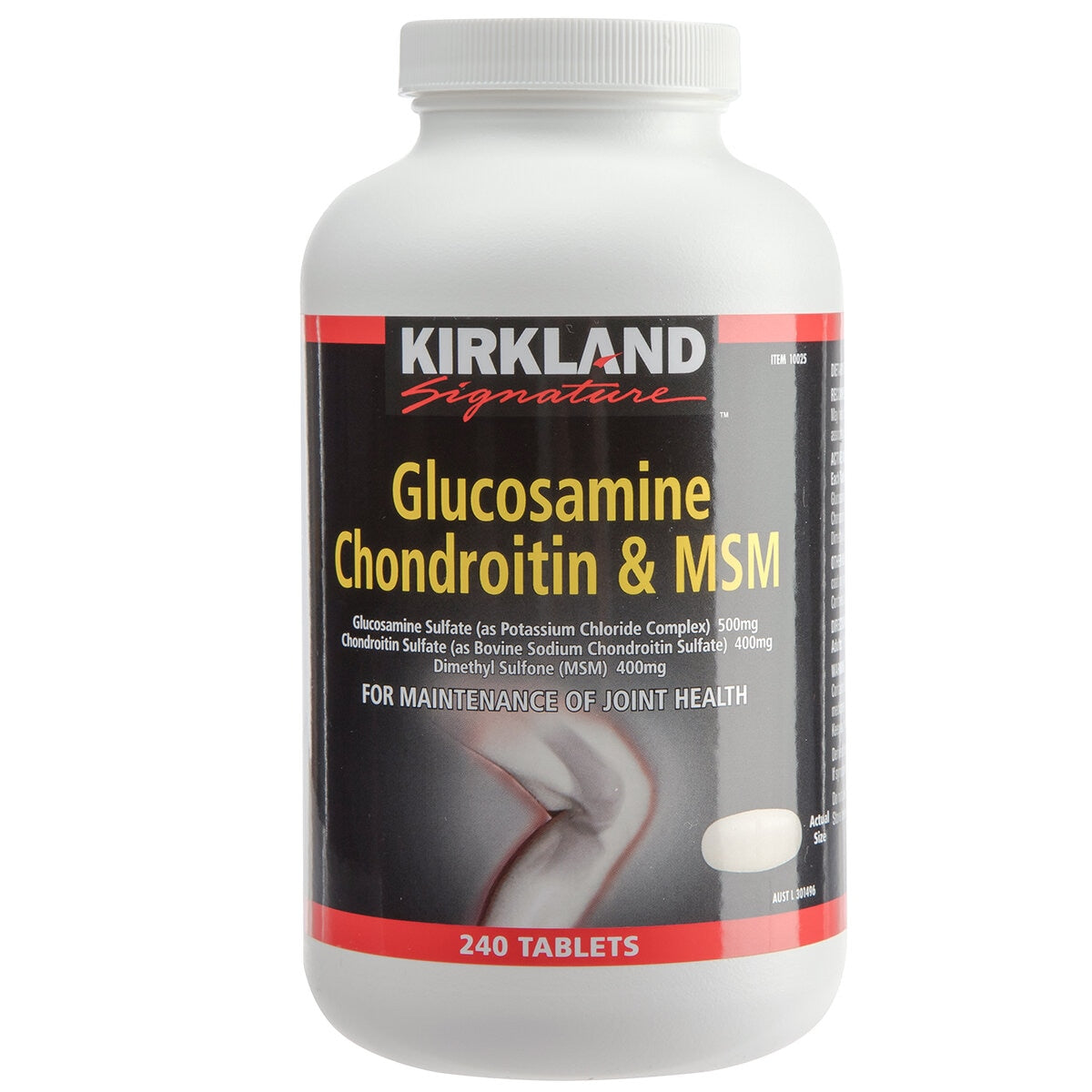 Kirkland Signature Glucosamine Chondroitin And MSM 240 Tablets