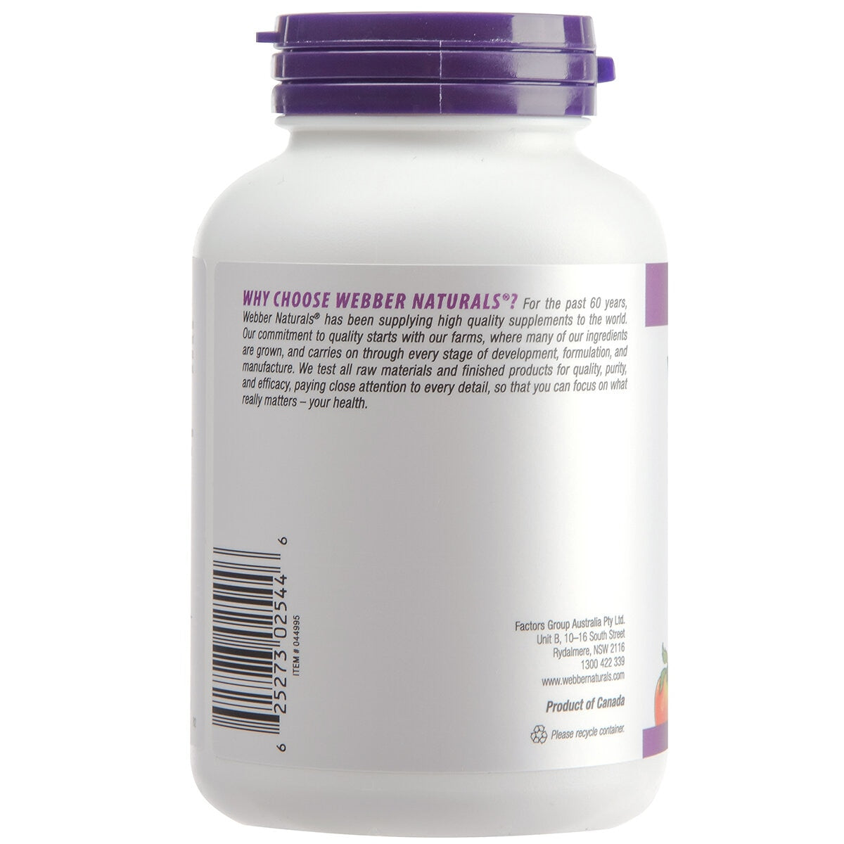 Webber Naturals Vitamin B12 1000mcg 100 Tablets