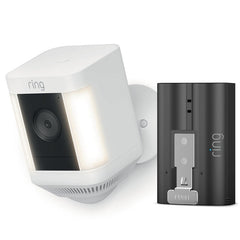 Ring Spotlight Cam Plus Battery And Additional Quick Release Battery Pack