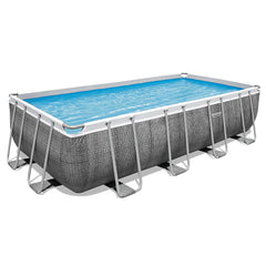 Bestway Power Steel Rectangular Pool Set 4.88 x 2.44 x 1.22M