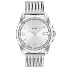 Coach Greyson Stainless Steel Silver White Dial Women's Watch 14504146