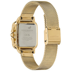 Olivia Burton Gold Mesh Bracelet Green Dial Women's Watch 24000087