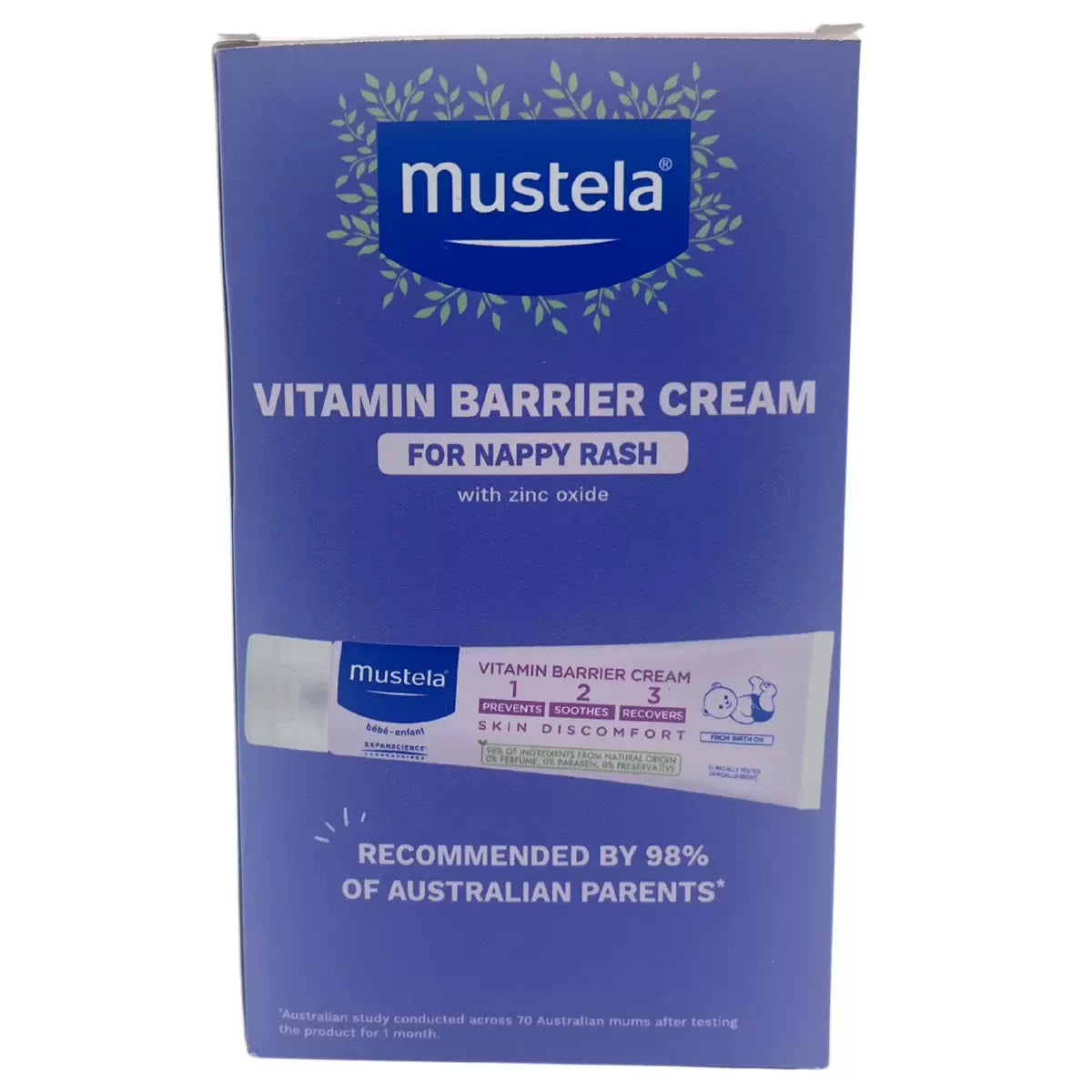 Mustela Vitamin Barrier Cream For Nappy Rash 4 x 108g