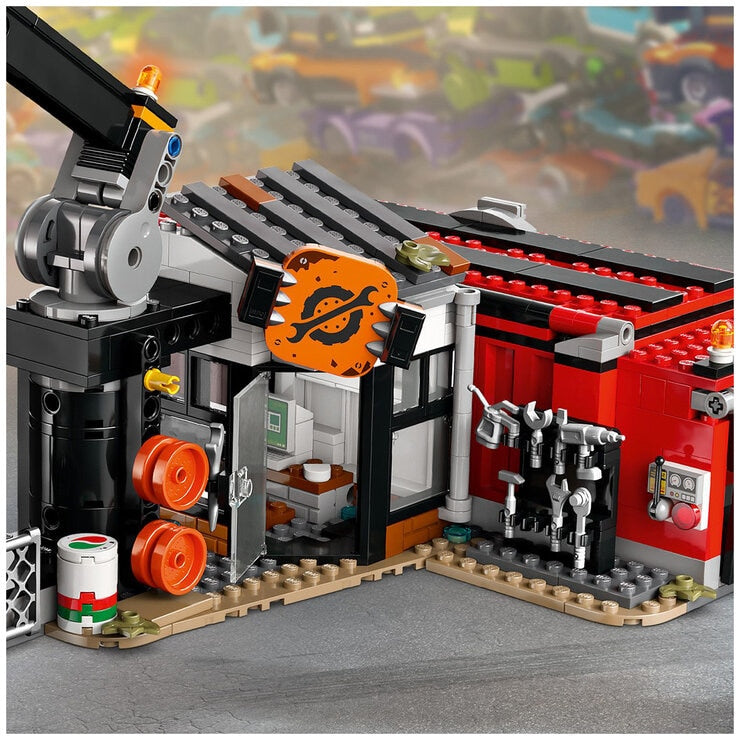 LEGO City Scrapyard with Cars, Salvage Worker Toy for Ages 7 Plus 60472