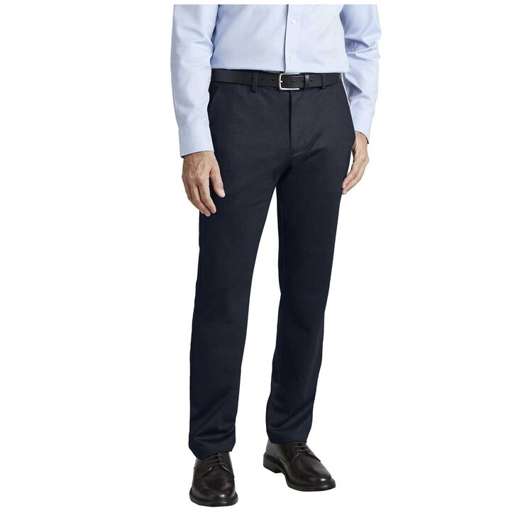 English Laundry Men's Flat Front Knit Dress Pant