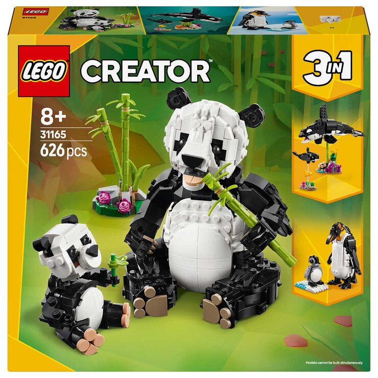 LEGO Creator 3 In 1 Wild Animals Panda Family 31165