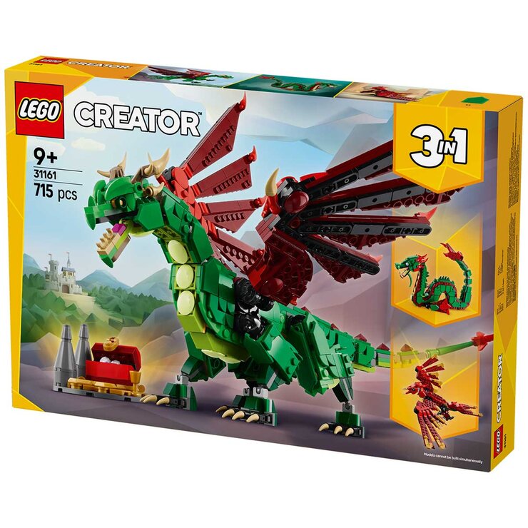 LEGO Creator 3 In 1 Medieval Dragon 31161