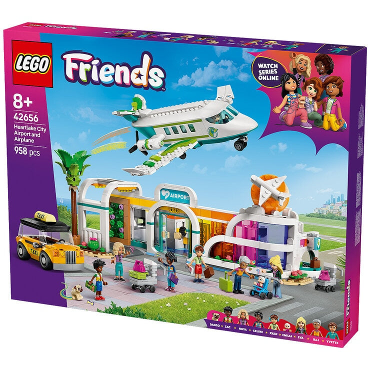 LEGO Friends Heartlake City Airport and Airplane Building Kit Playset 42656