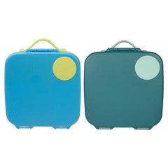 B.box Kids Lunch Box 2 Pack Ocean Breeze And Emerald Forest