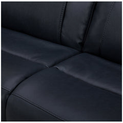 Aiden & Ivy Leather Power Reclining Sofa With Power Headrests