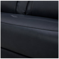 Aiden & Ivy Leather Power Reclining Sofa With Power Headrests