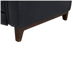 Aiden & Ivy Leather Power Reclining Sofa With Power Headrests