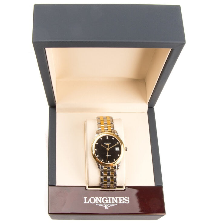 Longines Flagship Automatic Black Dial Men's Watch L4.774.3.57.7