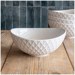 over&back Bistro Diamond Bowls 4 Pieces