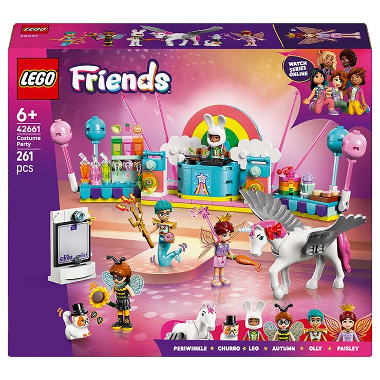 LEGO Friends Costume Party With Unicorn And Fairy 42661