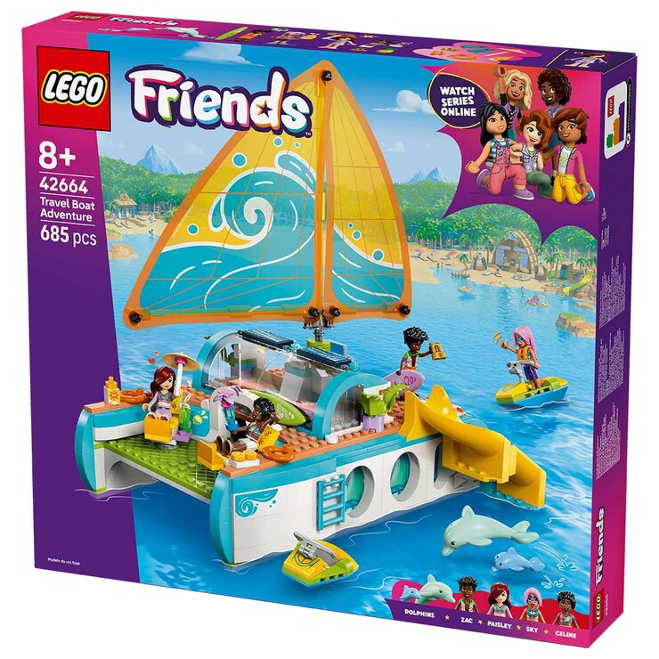 LEGO Friends Travel Boat Adventure 42664
