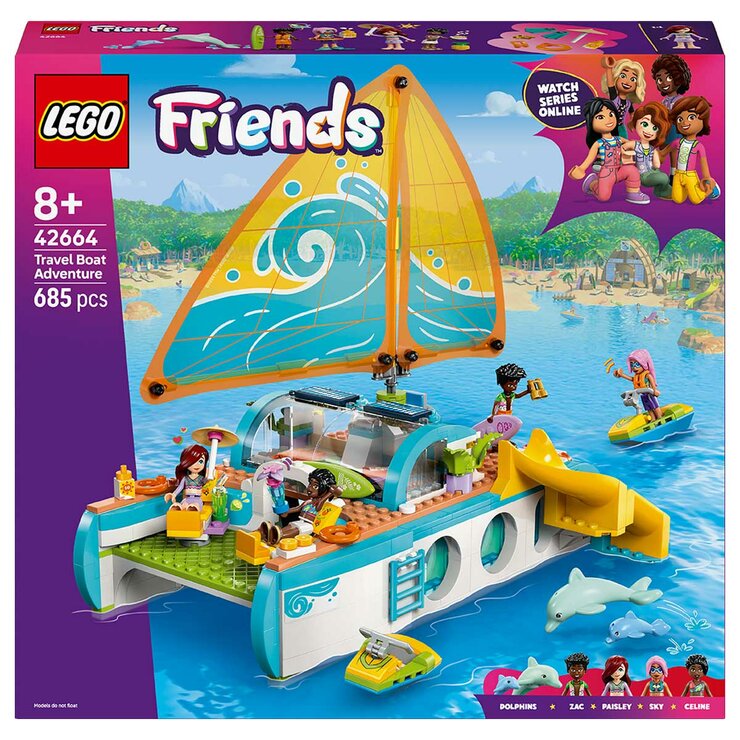 LEGO Friends Travel Boat Adventure 42664