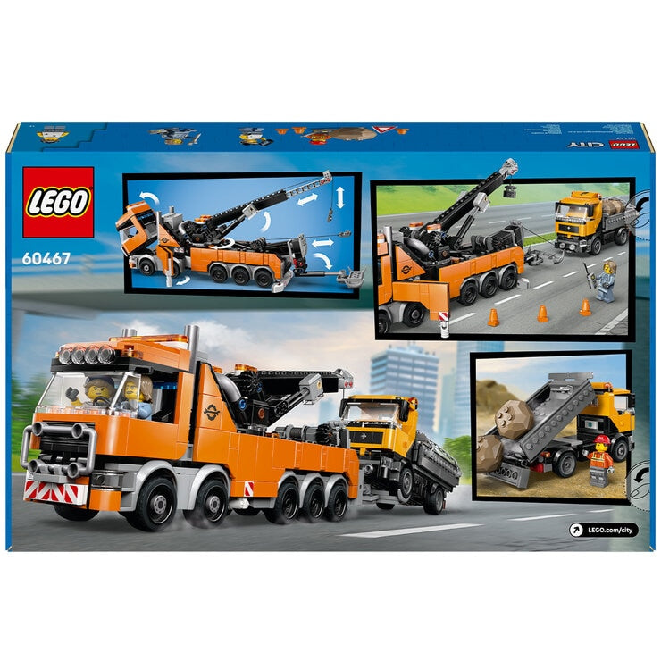 LEGO City Heavy-Duty Recovery Tow Truck With Crane 60467