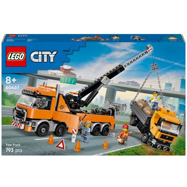 LEGO City Heavy-Duty Recovery Tow Truck With Crane 60467