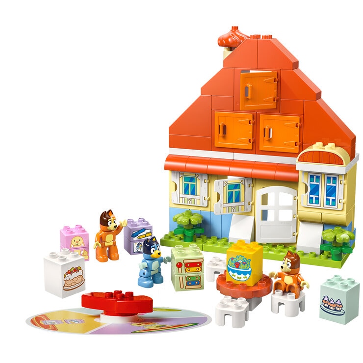 LEGO DUPLO Bluey: Bluey’s Family House with Memory Game 10459