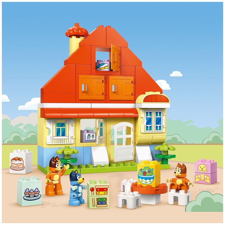 LEGO DUPLO Bluey: Bluey’s Family House with Memory Game 10459