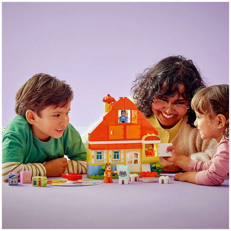 LEGO DUPLO Bluey: Bluey’s Family House with Memory Game 10459