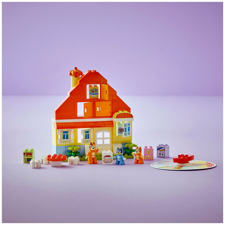 LEGO DUPLO Bluey: Bluey’s Family House with Memory Game 10459