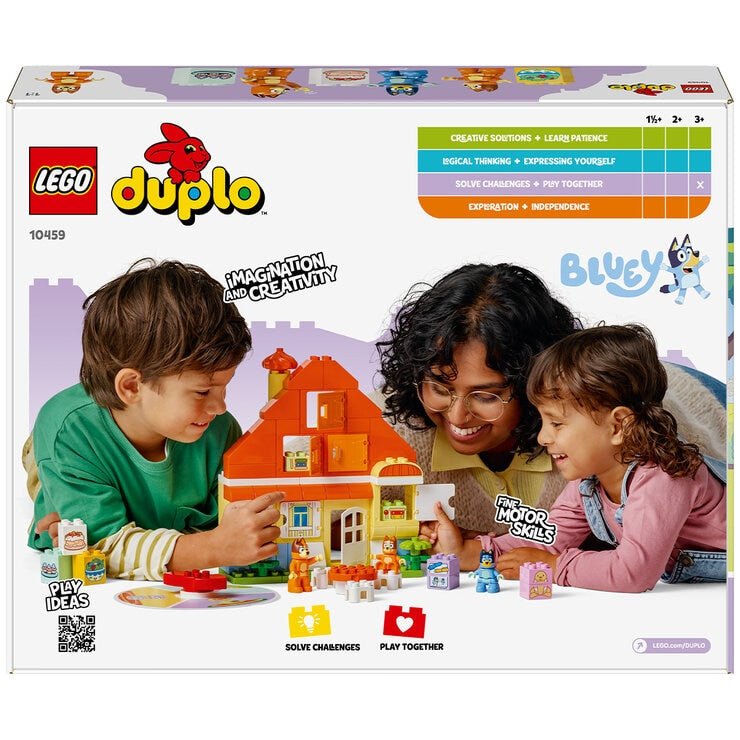 LEGO DUPLO Bluey: Bluey’s Family House with Memory Game 10459