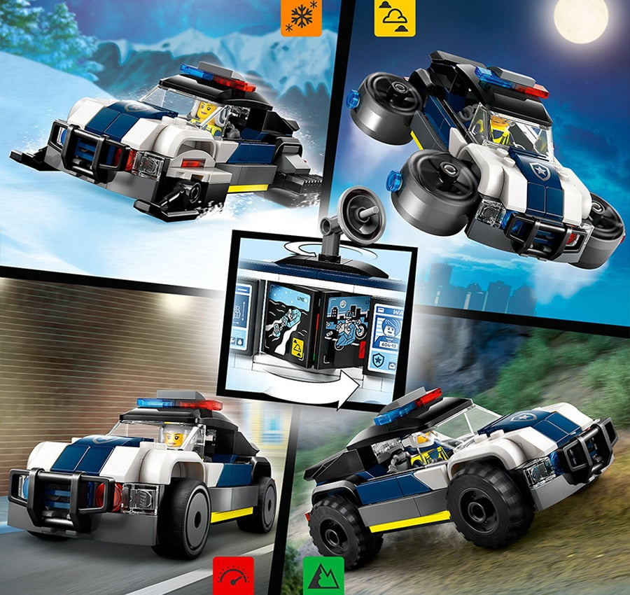 LEGO City Custom Police Car Garage 60457