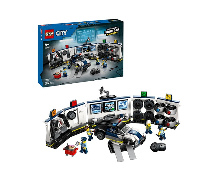 LEGO City Custom Police Car Garage 60457