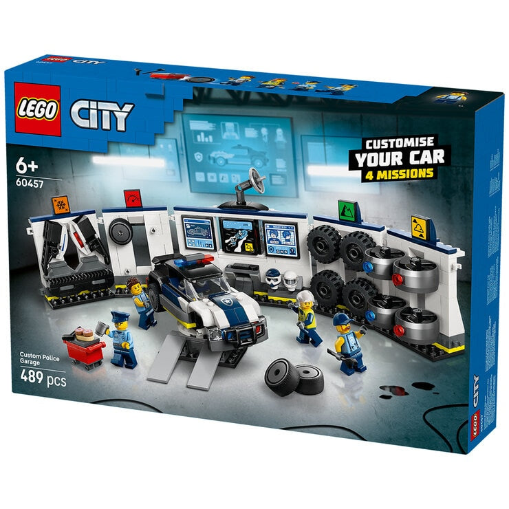 LEGO City Custom Police Car Garage 60457
