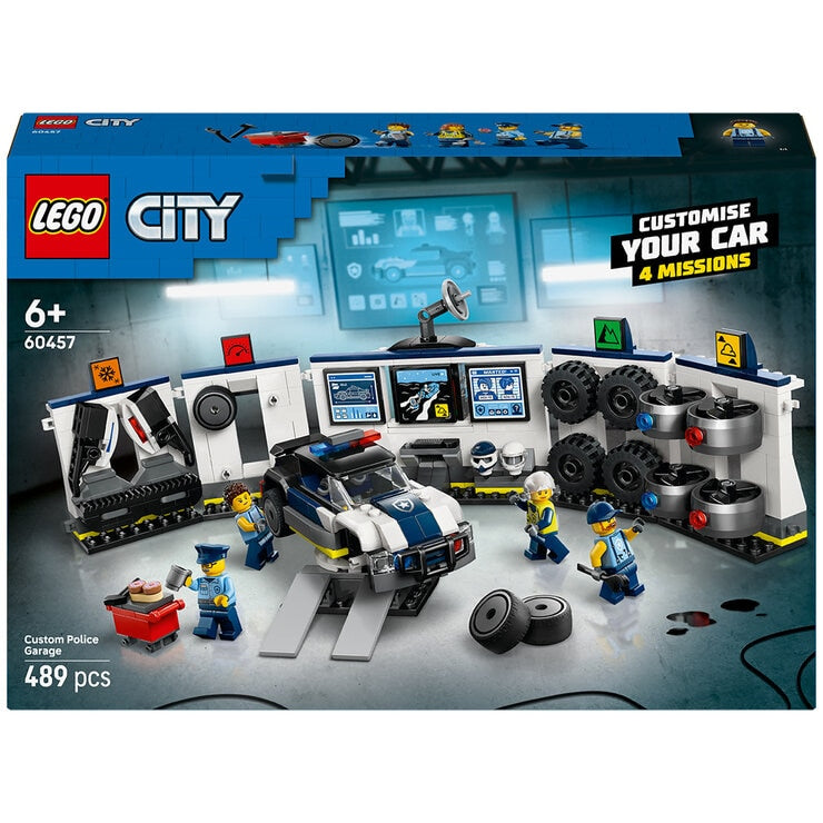 LEGO City Custom Police Car Garage 60457