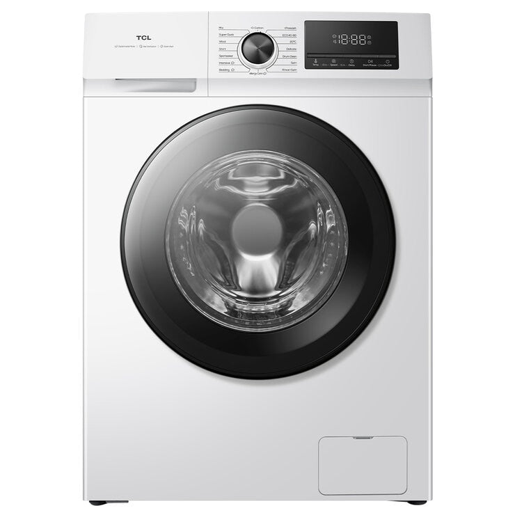 TCL 7.5KG Front Load Washing Machine White WF75P10W