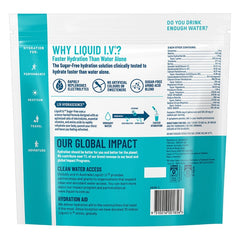 Liquid I.V. Hydration Multiplier Sugar Free Raspberry Melon Electrolyte Drink Mix 30 Sachets