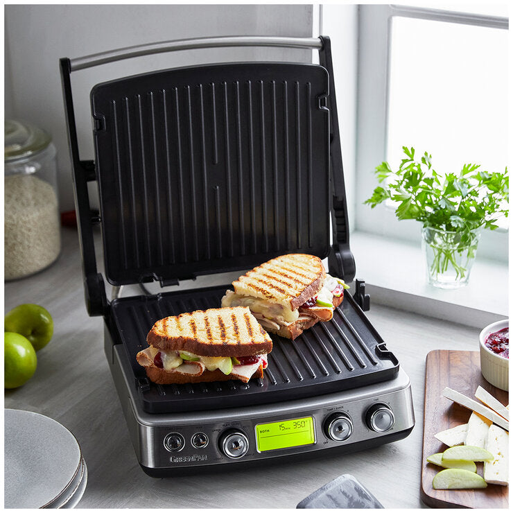 GreenPan Elite Contact Grill CC006847-001 Stainless Steel